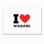 I love wasabi Postcard 4 x 6  (Pkg of 10) Front