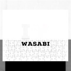 I Love Wasabi Rectangular Jigsaw Puzzl by ilovewhateva