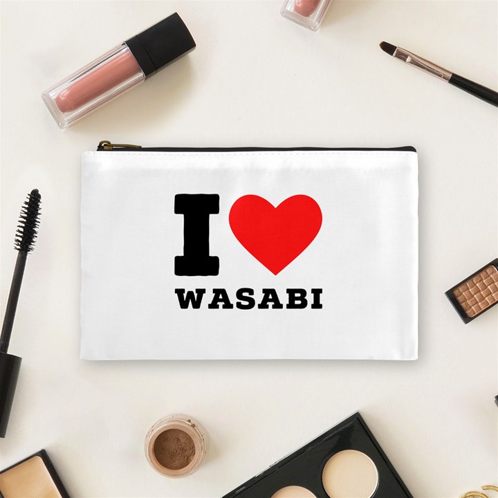 I love wasabi Cosmetic Bag (Medium)