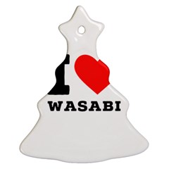 I Love Wasabi Ornament (christmas Tree)  by ilovewhateva