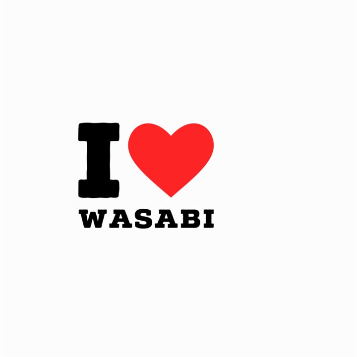 I love wasabi Small Garden Flag (Two Sides)