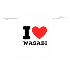 I Love Wasabi Lightweight Drawstring Pouch (m) by ilovewhateva