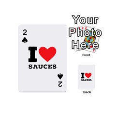 I Love Sauces Playing Cards 54 Designs (mini) by ilovewhateva