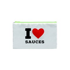 I Love Sauces Cosmetic Bag (xs) by ilovewhateva