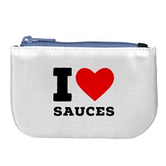 I Love Sauces Large Coin Purse by ilovewhateva