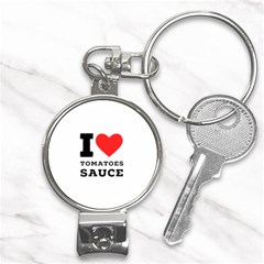 I Love Tomatoes Sauce Nail Clippers Key Chain by ilovewhateva