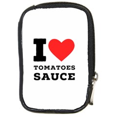 I Love Tomatoes Sauce Compact Camera Leather Case by ilovewhateva