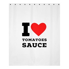 I Love Tomatoes Sauce Shower Curtain 60  X 72  (medium)  by ilovewhateva