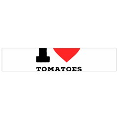 I Love Tomatoes Sauce Small Premium Plush Fleece Scarf by ilovewhateva