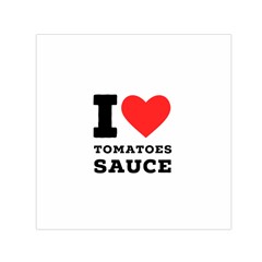 I Love Tomatoes Sauce Square Satin Scarf (30  X 30 ) by ilovewhateva