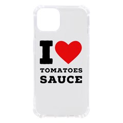 I Love Tomatoes Sauce Iphone 13 Tpu Uv Print Case by ilovewhateva