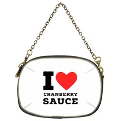 I Love Cranberry Sauce Chain Purse (one Side) by ilovewhateva