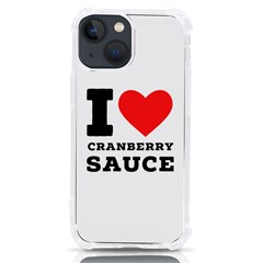 I Love Cranberry Sauce Iphone 13 Mini Tpu Uv Print Case