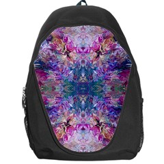 Roses Liquify Backpack Bag by kaleidomarblingart