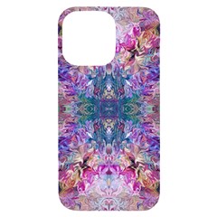 Roses Liquify Iphone 14 Pro Max Black Uv Print Case by kaleidomarblingart