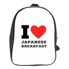 I Love Japanese Breakfast  School Bag (large) by ilovewhateva