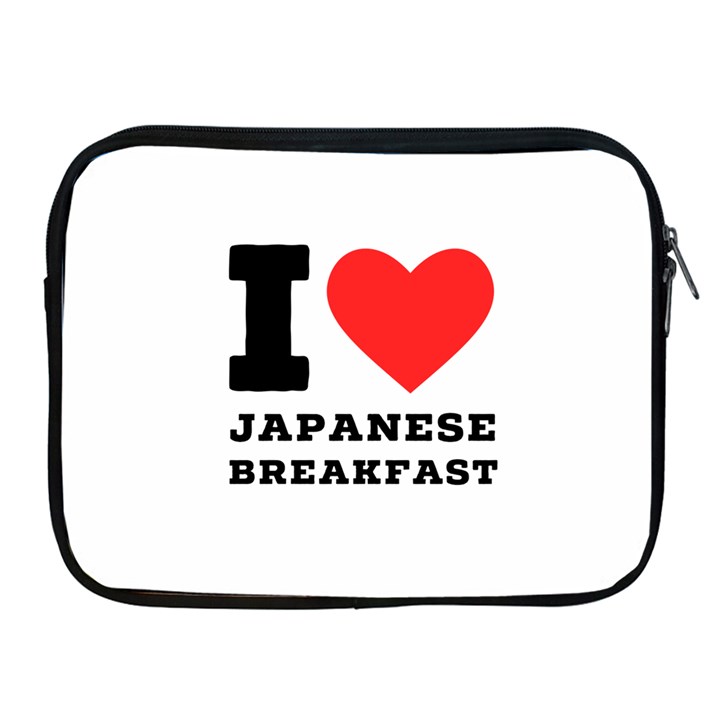 I love Japanese breakfast  Apple iPad 2/3/4 Zipper Cases