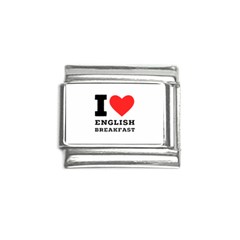 I Love English Breakfast  Italian Charm (9mm)