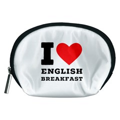 I Love English Breakfast  Accessory Pouch (medium) by ilovewhateva