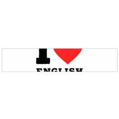 I Love English Breakfast  Small Premium Plush Fleece Scarf by ilovewhateva