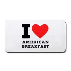 I Love American Breakfast Medium Bar Mat by ilovewhateva