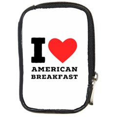 I love American breakfast Compact Camera Leather Case