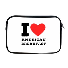 I Love American Breakfast Apple Macbook Pro 17  Zipper Case by ilovewhateva