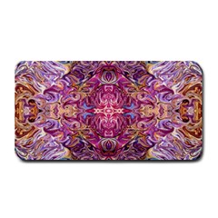 Indian Summer Patterns Medium Bar Mat by kaleidomarblingart