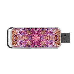 Indian Summer Patterns Portable Usb Flash (one Side) by kaleidomarblingart