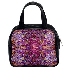 Indian Summer Patterns Classic Handbag (two Sides) by kaleidomarblingart