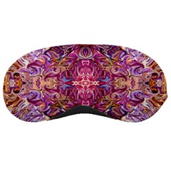 Indian Summer Patterns Sleeping Mask by kaleidomarblingart