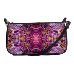 Indian Summer Patterns Shoulder Clutch Bag by kaleidomarblingart