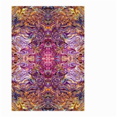 Indian Summer Patterns Small Garden Flag (two Sides) by kaleidomarblingart