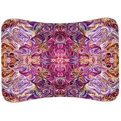 Indian Summer Patterns Velour Seat Head Rest Cushion by kaleidomarblingart