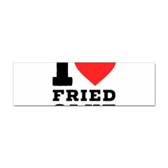 I Love Fried Cake  Sticker Bumper (10 Pack) by ilovewhateva