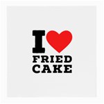 I love fried cake  Medium Glasses Cloth Front