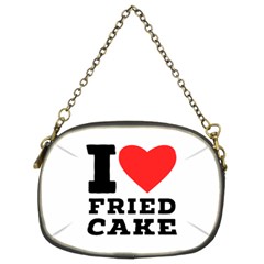 I Love Fried Cake  Chain Purse (two Sides) by ilovewhateva