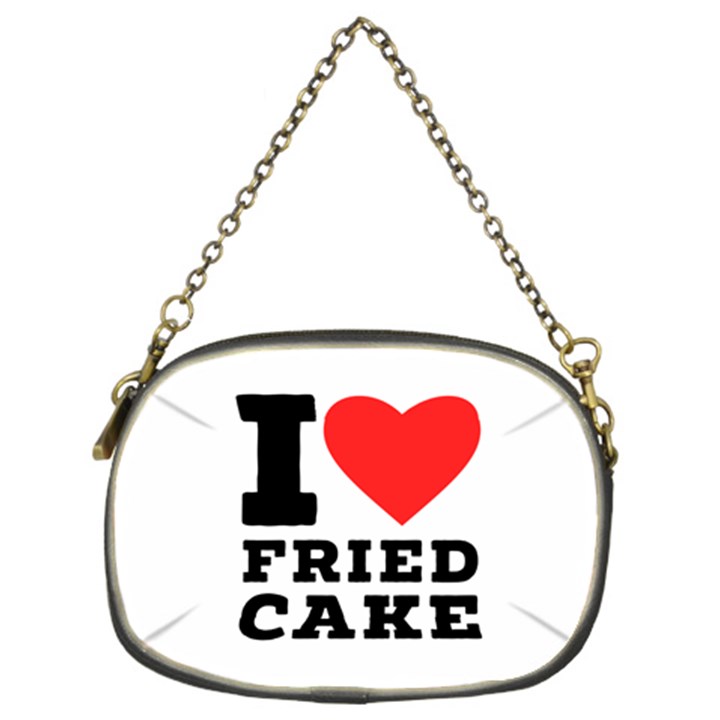 I love fried cake  Chain Purse (Two Sides)