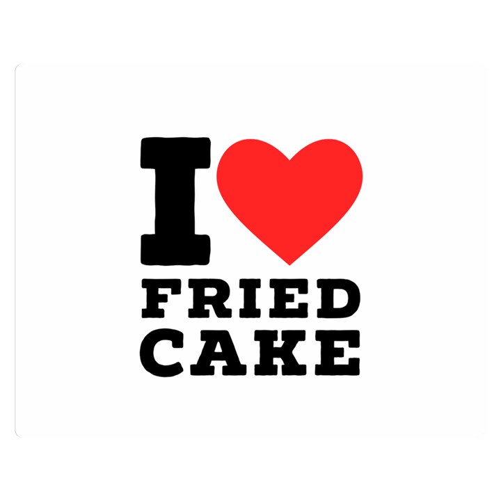 I love fried cake  Premium Plush Fleece Blanket (Medium)