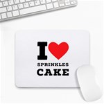 I love sprinkles cake Small Mousepad Front