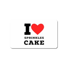 I Love Sprinkles Cake Magnet (name Card) by ilovewhateva