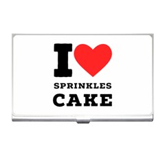 I Love Sprinkles Cake Business Card Holder by ilovewhateva