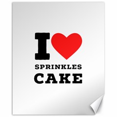 I Love Sprinkles Cake Canvas 16  X 20  by ilovewhateva