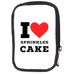 I Love Sprinkles Cake Compact Camera Leather Case by ilovewhateva