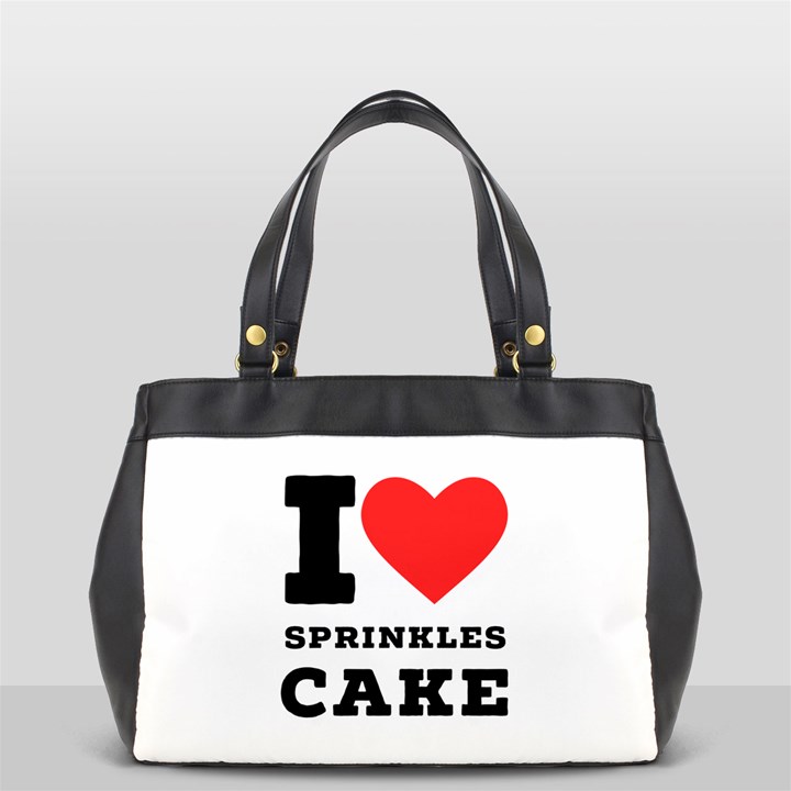 I love sprinkles cake Oversize Office Handbag