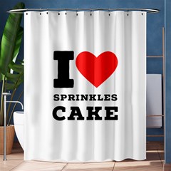 I Love Sprinkles Cake Shower Curtain 60  X 72  (medium)  by ilovewhateva