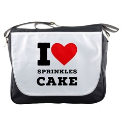 I Love Sprinkles Cake Messenger Bag by ilovewhateva