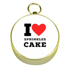 I Love Sprinkles Cake Gold Compasses by ilovewhateva