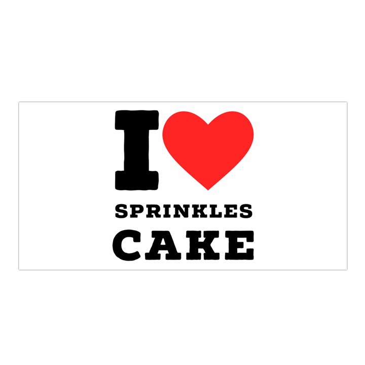 I love sprinkles cake Satin Shawl 45  x 80 