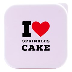 I Love Sprinkles Cake Stacked Food Storage Container by ilovewhateva